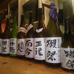 Sanuki Udon Taishi Toukyou Men Tsuu Dan - 日本酒ラインナップ