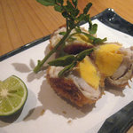 蕎麦 案山子 - 真鯛ころっけ