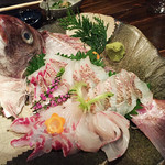 居酒屋 遊膳 - 天然鯛姿造り