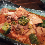 居酒屋 遊膳 - 地鶏のトマト煮