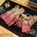 居酒屋　うお京 - クジラベーコン