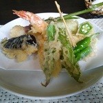 蕎麦 阿き津 - 天ぷら・アップ。