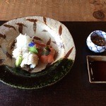 徳山鮓 - 琵琶鱒・鰻のおとし・琵琶鱒の卵の醤油漬け