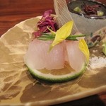 ヒラメお造り　カキノモト