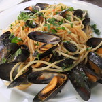 モンサン ミッシェル産ムール貝のスパゲッティ(コース料金+500円)