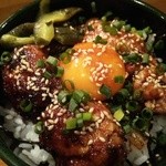 ガウチョ - ガウチョ風丼(ミニ丼を大きいのにしてもらいました)