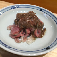 鮨 なかがわ - 秋刀魚の肝和え