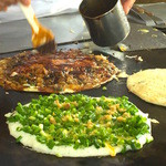 お好み食堂 伊東 - ３品同時に焼く！