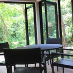 ル・フィヤージュ - 店内のお席からもガーデンが見えます
