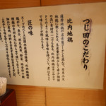 つじ田 - 2015/9/26  こだわり〜〜