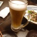 鶏料理ひとりひとり - 続いてビールを