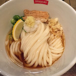 讃岐うどん 今雪 - ぶっかけうどん冷(27.09.22)