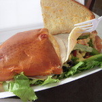 Tex Drive In & Restaurant - サンドイッチ（中身）