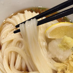 讃岐うどん 今雪 - 麺、持ち上げ(27.09.15)