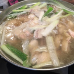 コンヌン タッカンマリ - 2015/8月 鶏一匹コース(2〜3人前¥4400)の鶏一匹鍋