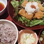 大戸屋 上福岡店 - 梅おろしチキンカツ定食