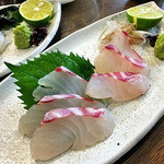 Tokusan - 天然鯛刺身（２０１５年９月）