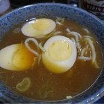 麺屋 ごとう - 煮卵追加で３つ目親爺