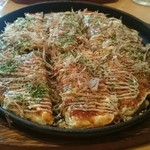 あんふぁん - 【食べログワンコインランチ】豚玉お好み焼