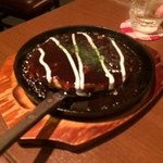 Okonomiyaki Teppanyaki Yutori - お好み焼き（豚）