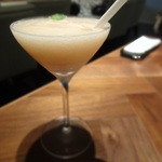 フィナンシェ - コースのドリンク　桃のフローズン