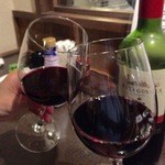 ひより　麦縄本舗　炭焼酒場 - H27.10.03 赤ワインで乾杯