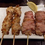 ひより　麦縄本舗　炭焼酒場 - H27.10.03 ナンコツ（ひざ）・せせり