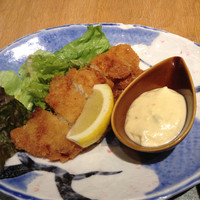 大山鶏と鮮魚 居酒屋 まいか - 週替りランチ 白身魚のフライ タルタルソース