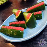 お食事処水仙 - 「明太子きゅうり」　４５０円