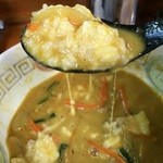 ラーメン ミート - 201510 ミート ★カレーラーメン丼（990円）★カレー&チーズ&ご飯