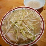 田中そば店 - 201510ねぎそば￥８５０ ＋こってり別皿