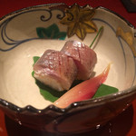 礼讃 - 鯵の棒寿司