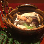 礼讃 - ハモと松茸の土瓶蒸し