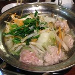 とりの蔵 - つくね塩鍋