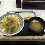 吉野家 - 豆腐ぶっかけ飯大盛り。