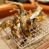 松川 - 2015.10 琵琶湖子持ち鮎 塩焼き