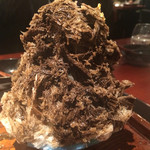 よろにく - 2015/10_定番のほうじ茶かき氷