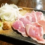 Izakayaryouju - 鶏刺しの王道！地鶏もも肉の刺身
