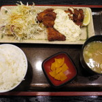 ebisuya - 国産若鶏チキン南蛮定食（\680）