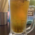 立ち寄りや - 生ビール￥３５０－