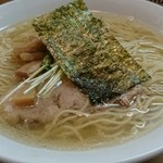 らーめん夢心 - 白醤油ラーメン　中盛り