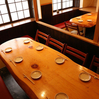 A calm interior for enjoying food