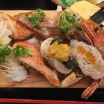 Sushi Ikkan - 炙り寿し8貫