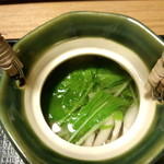 真木温泉 - しめじの土瓶蒸し