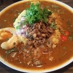 Tomunto Ko - ビーフとポークのあいびきキーマカレー大盛1050円