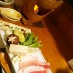 湖粋 - 邑南豚のしゃぶしゃぶ