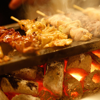 For delicious charcoal-Yakitori (grilled chicken skewers), the quality of the ingredients is paramount.