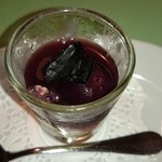 ドメイヌ ドゥ ミクニ - 平成２６年８月３日　デザートの信州産・巨峰とそのムース