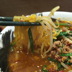 中華屋台 加匠 - プリプリ森住の多加水麺。