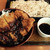 大戸屋 - 料理写真:チキンカツ丼とお蕎麦
